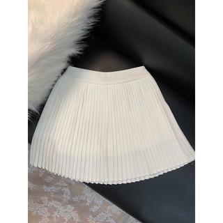Chân váy xếp ly nhỏ đen/trắng