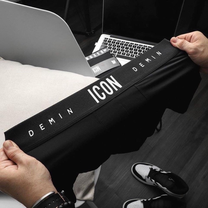 {SALE} Quần Lót Nam Boxer Thun Lạnh ICON Co dãn 4 chiều, Sịp đùi Nam, quần sịp nam Thun Lạnh, co giãn Boxer ICON Denim