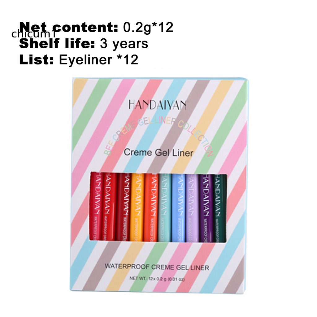 Bút kẻ mắt dạng gel màu lì kháng nước làm đẹp DIY
 | BigBuy360 - bigbuy360.vn