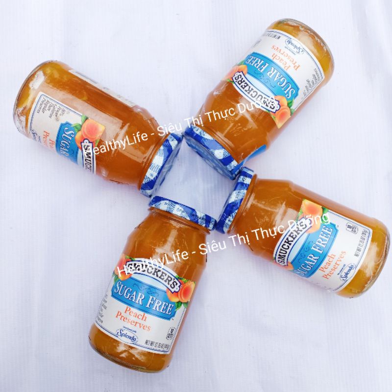 Mứt trái cây không đường Smucker( eatclean, keto, tiểu đường, ăn kiêng)