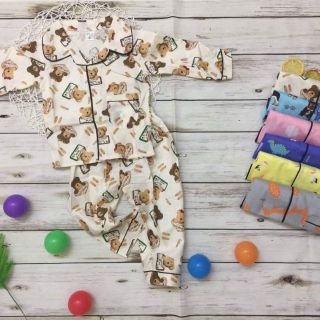 Combo 3 bộ Pijama dài cho bé