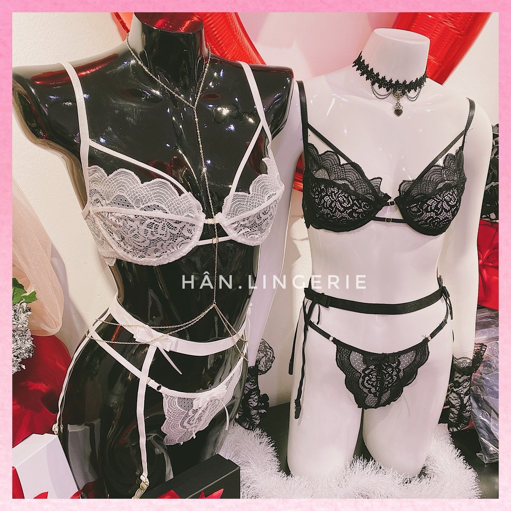Bộ đồ lót ren BIGSIZE 38(L) Ảnh thật tại shop- có giao Hoả Tốc
