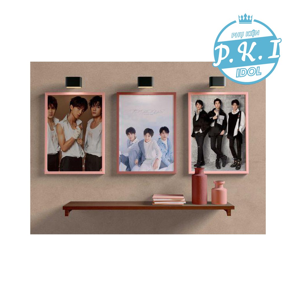 COMBO 3 NOTEBOOK + 3 POSTER A4 TFBOYS - QUÀ TẶNG C-POP