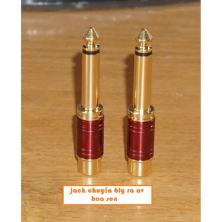 JACK CHUYỂN 6LY RA AV LOẠI SỊN MÀU XANH VÀ MÀU ĐỎ Loại Cao Cấp BẢO HÀNH ĐỔI MỚI
