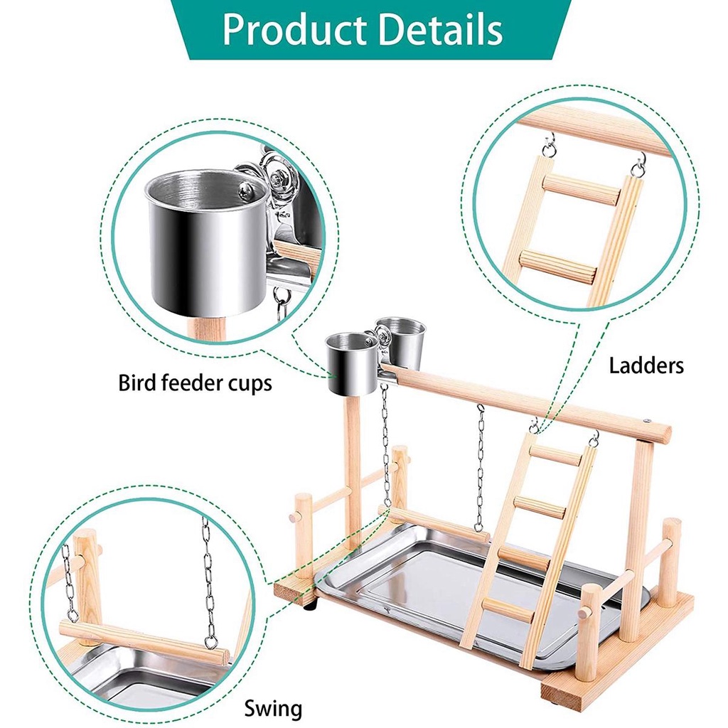 Thang Leo Đồ Chơi Thoải Mái Cho Vẹt Cưng
