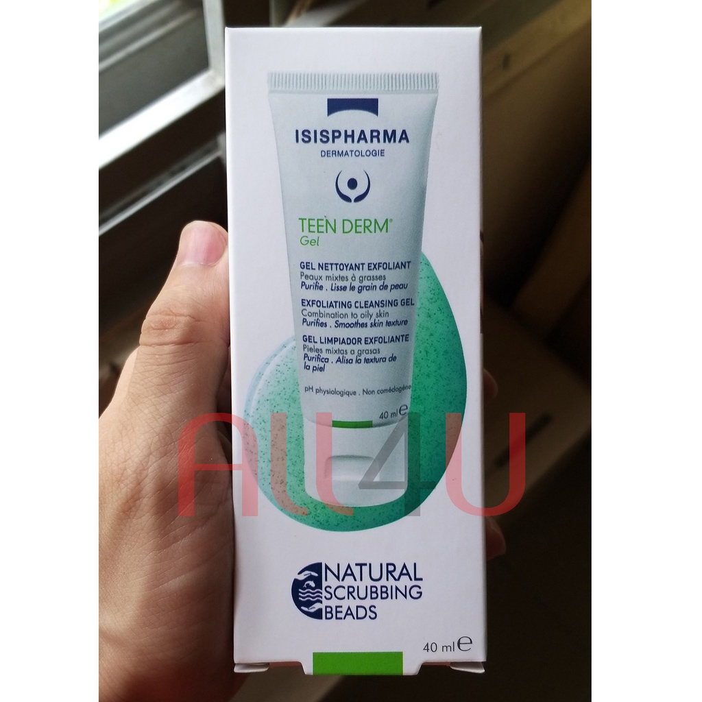 [CHÍNH HÃNG CÓ TEM] [MẪU MỚI] ISIS Pharma Teen Derm Gel 40mL & 150mL - Gel Rửa Mặt Giảm Nhờn Và Ngăn Ngừa Mụn.