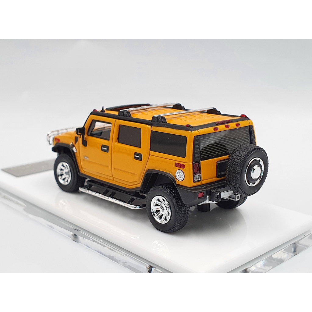 Xe Mô Hình Hummer H2 2008 Tỉ lệ 1:64 Hãng sx Motor Helix ( Vàng )