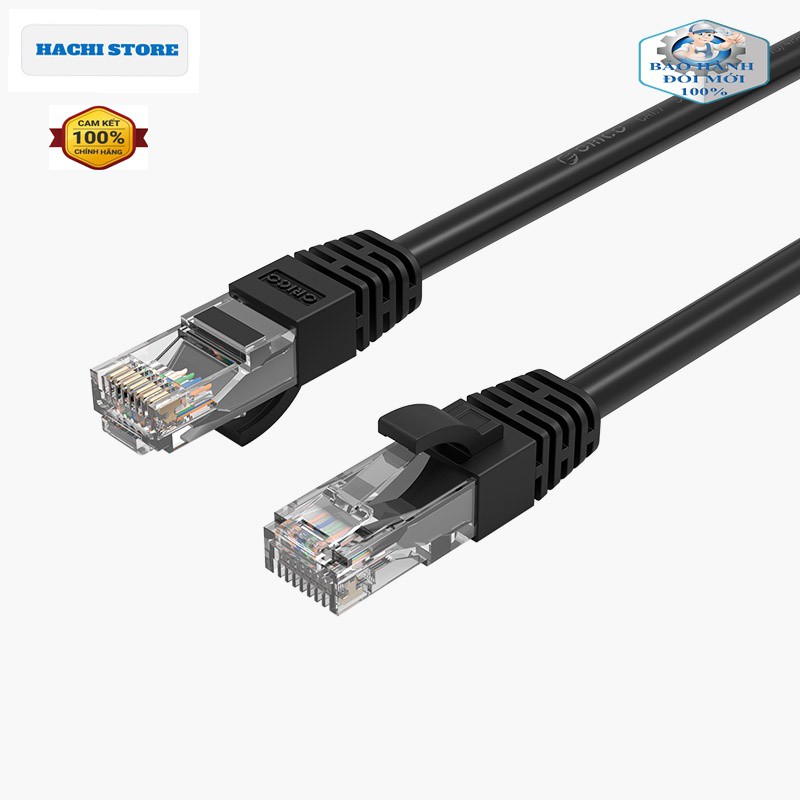 Cáp Mạng Cat 6 bấm sẵn Orico từ 1-15M PUG-C6 CAT6 - Hàng Chính Hãng.