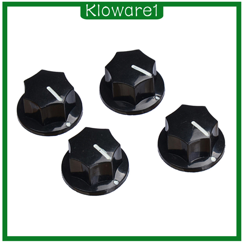 [KLOWARE1]4Pcs Guitar Potentiometer Cap Protection for Effect Pedal Cap Button Covers