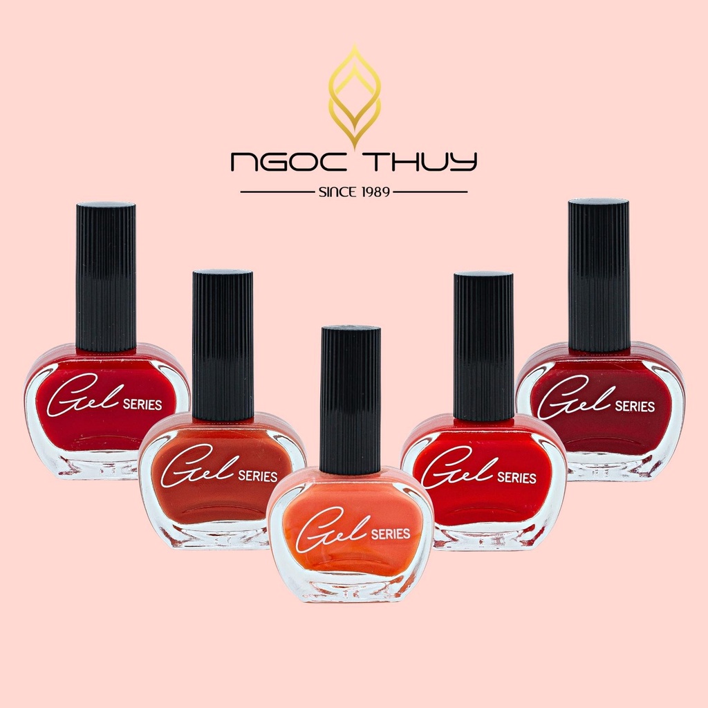 Sơn Móng Tay Gel Lạnh Không Hơ Máy Ngọc Thủy Nail Chính Hãng Concept Đỏ Đô Mã NT12 | 31-40