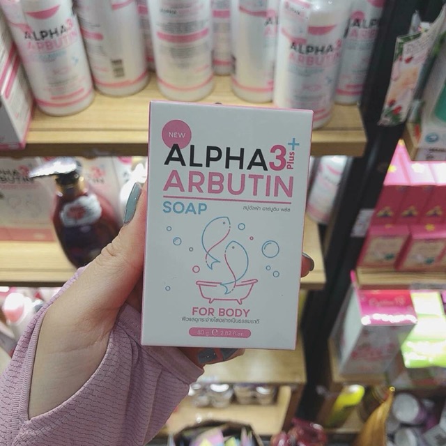 soap kích trắng da alpha arbutin