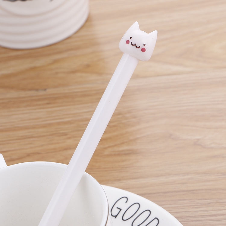 Bút Mực Gel Hình Mèo Dễ Thương Sáng Tạo