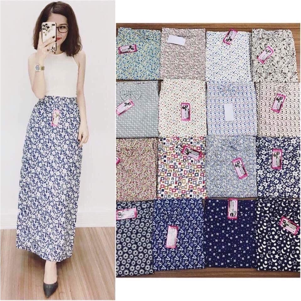 [Mã FAXANH55 giảm 10K đơn 50K] Váy chống nắng thô kate 2 lớp, váy thời trang đi đường.