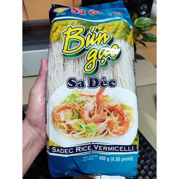 Bún gạo Sa Đéc 400g date: 10/2023