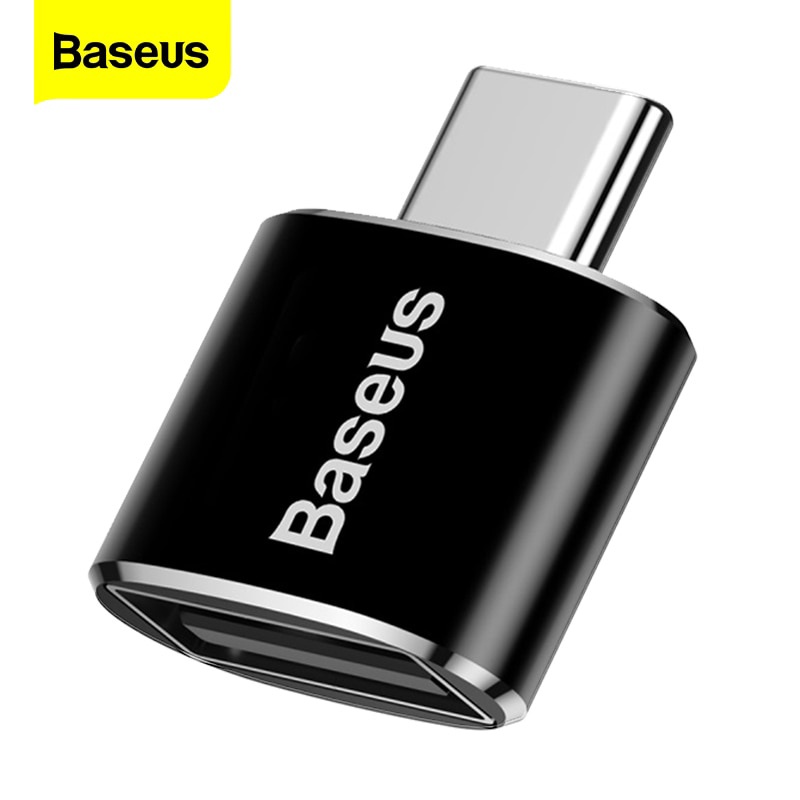 ▬☄Đầu Chuyển Đổi Usb Type C Otg Baseus Cho Xiaomi Mi 9 Samsung S10 Note 10 Huawei Mate 30 P30 Pro