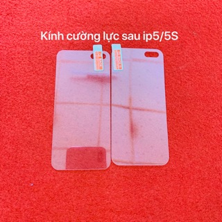 Kính cường lực iphone 5/5S trước - sau