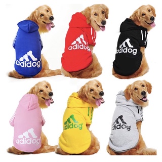 Áo thể thao cho chó size lớn xxl-6xl, Áo cho chó mèo adidog dễ thương vải nỉ đẹp