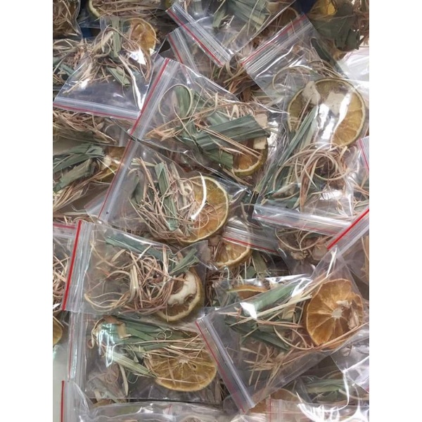 Trà Detox chanh sả cam gừng