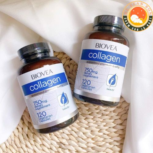 Viên uống Biovea Collagen 750mg 120 viên giúp da chống lại sự lão hóa,Phòng chống loãng xương Tăng cường thị lực của Đức