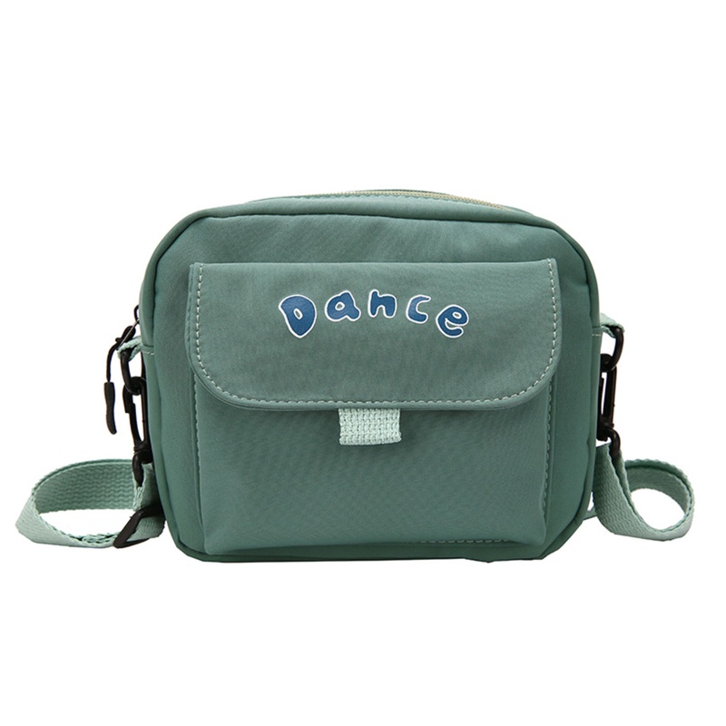 Túi Đeo Chéo Vai Bằng Nylon Có Khóa Kéo Sức Chứa Lớn Thiết Kế Đơn Giản Nhẹ Nhàng Cho Nữ