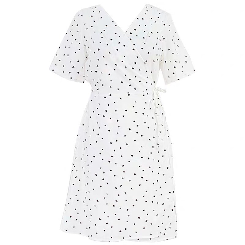 Đầm xòe ulzzang họa tiết chấm bi tay ngắn Hàn Quốc V09 - Peyy Clothing | BigBuy360 - bigbuy360.vn