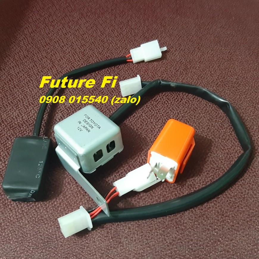 [Vin Store] - xi nhan Ting Tong &amp; Hazard xe Future Fi 125 &amp; cục chớp điện tử