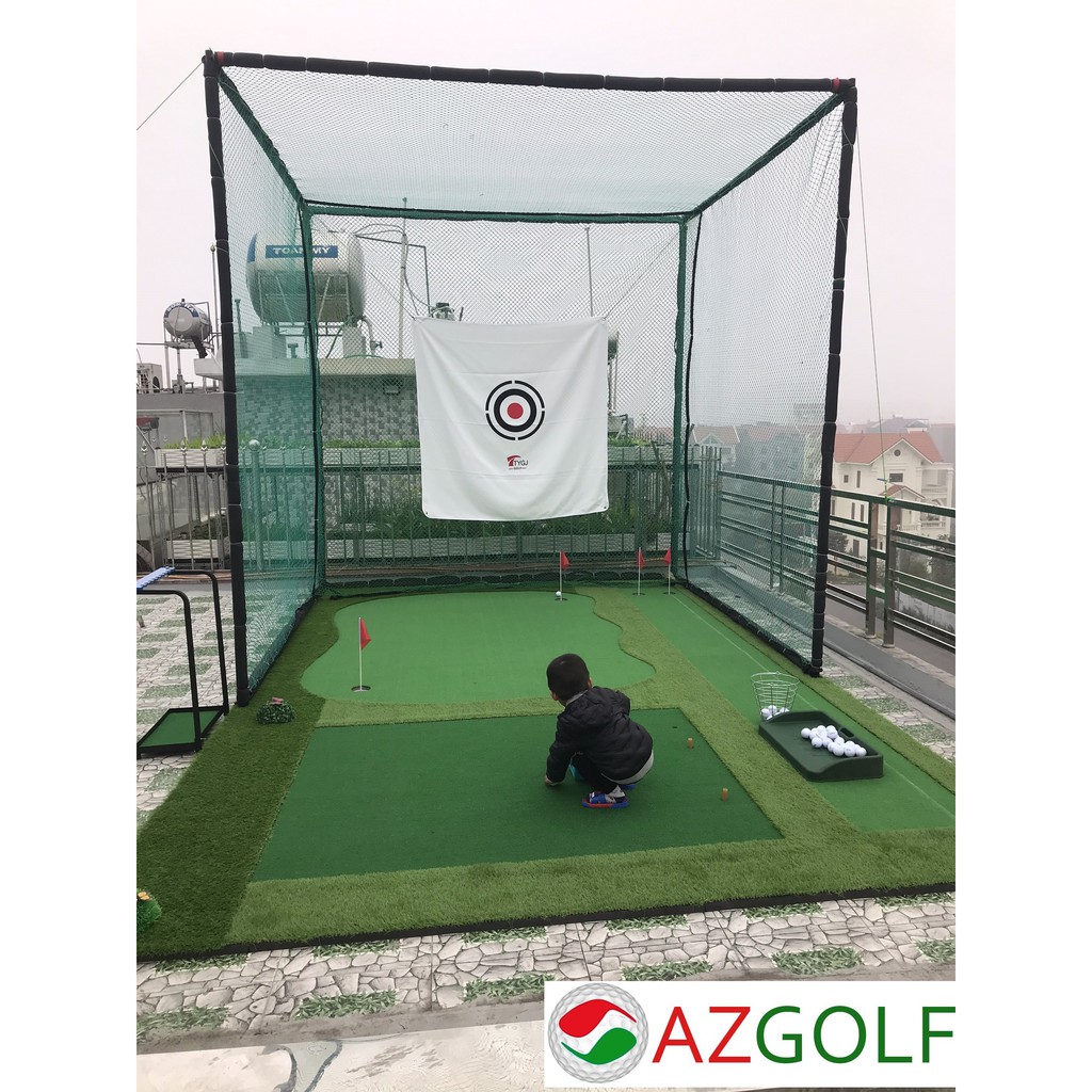 BỘ KHUNG LỒNG VÀ LƯỚI TẬP GOLF PGM CHÍNH HÃNG KÍCH THƯỚC 3M X 3M X 3M