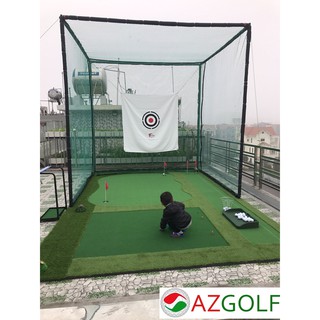 KHUNG TẬP GOLF, LƯỚI TẬP GOLF PGM CHÍNH HÃNG KÍCH THƯỚC 3M X 3M X 3M -PGM 3M Practice Net