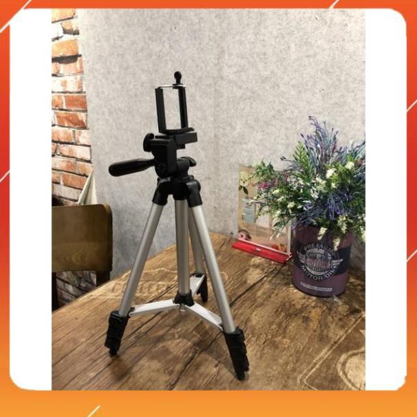 [RẺ NHẤT SHOPEE] Giá đỡ 3 chân máy chụp ảnh Tripod TF-3110 + Miếng kẹp điện thoại