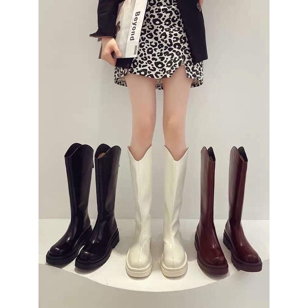  Giày Boot Đùi Bốt Nữ Cao Cổ Boots Ulzzang Đế 5CM - M266 | BigBuy360 - bigbuy360.vn