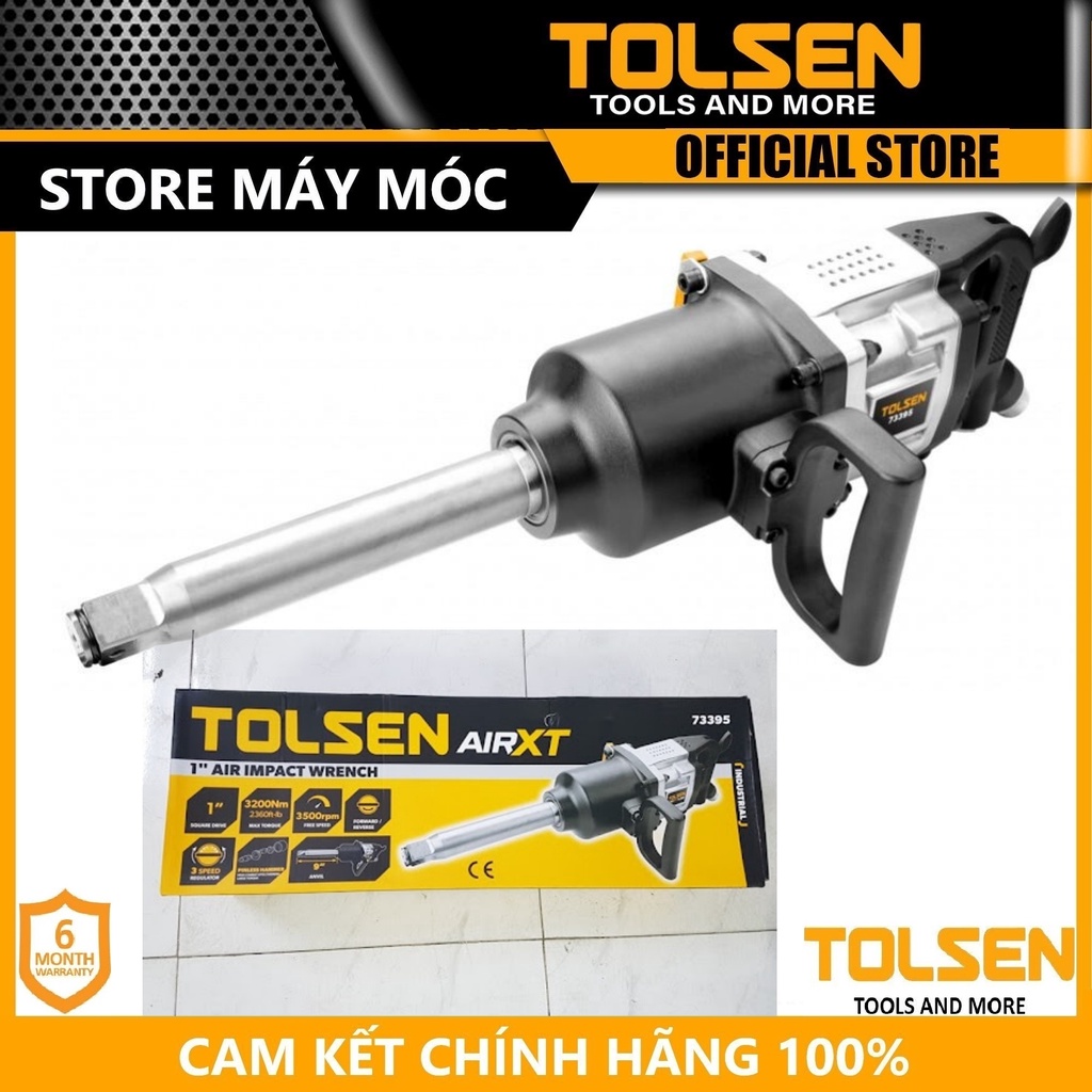 Súng hơi mở bu lông 1 inch Tolsen 73395 - Dụng cụ khí nén công nghiệp