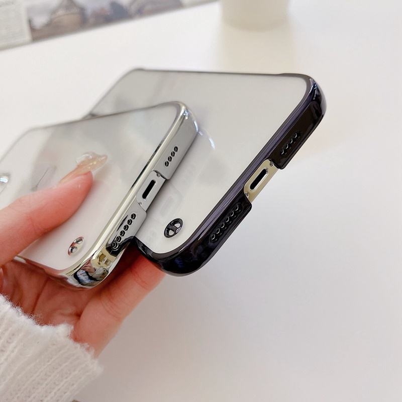 Ốp Điện Thoại Trong Suốt Không Viền 6D Cho iphone 12/13 12Pro/13Pro max 12 13 Pro max