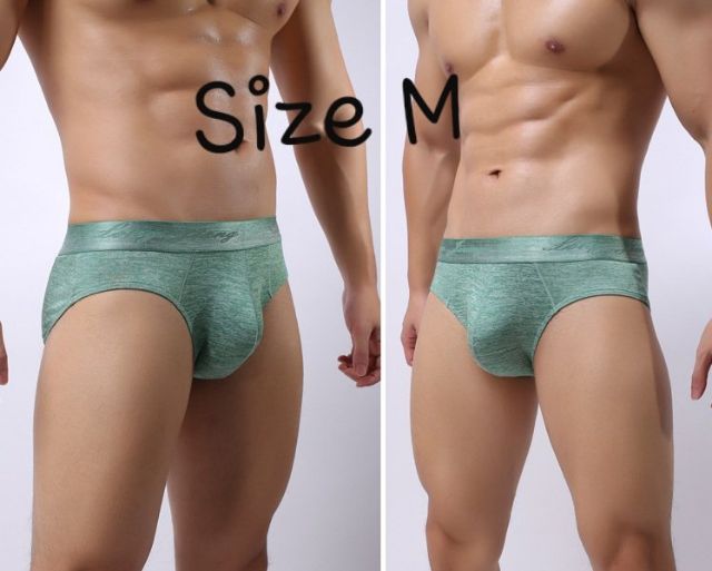 [GIẢM GIÁ SIÊU HOT] Quần lót nam sexy tam giác LONG LIANG cotton lưng bóng - Quần sịp nam co dãn thoải mái thoáng mát