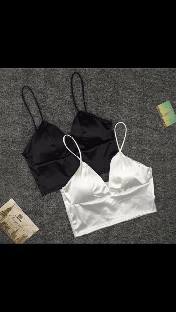 Áo Bra Lụa Phi Bóng 8 Nấc Cài Siêu Hot 264