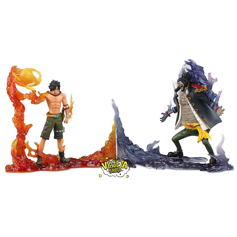 Mô hình One Piece - Ace vs Râu Đen - Ace vs Teach - Postgas.D.Ace vs Marshall.D.Teach - DXF The Rival vs1 - Full box