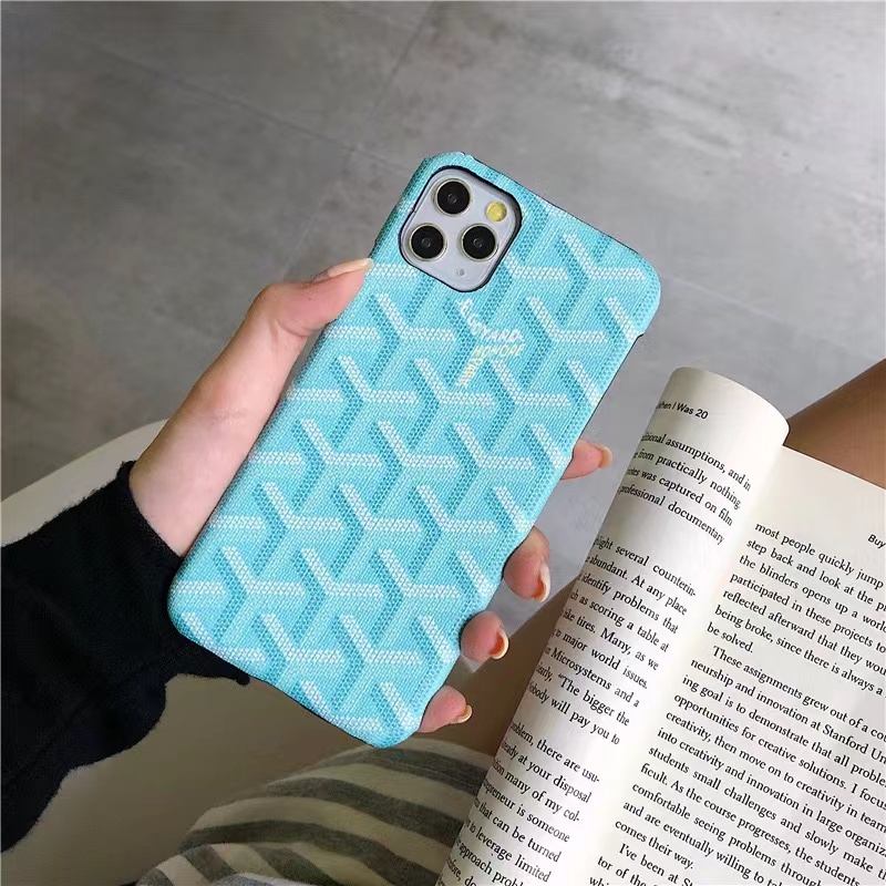 GOYARD Ốp Điện Thoại Da Sang Trọng Cho iphone 13 Pro Max i13 13pro 12 Pro Max i12 12Pro