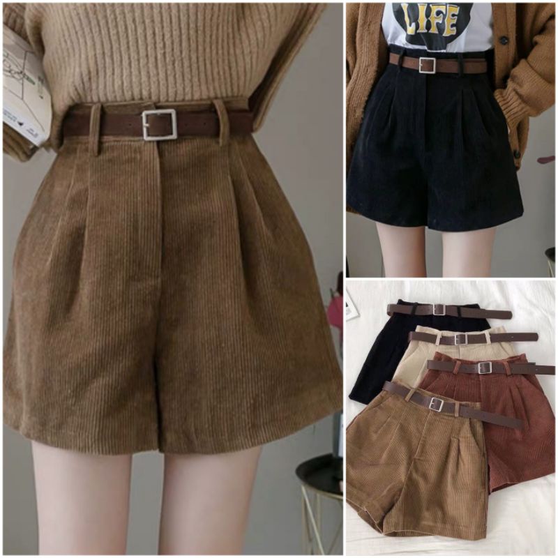 Quần Đùi Nhung Siêu Cá Tính-077