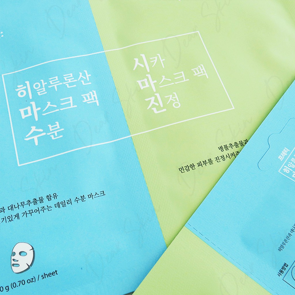 [Mặt Nạ Hàn Quốc] Mặt nạ kép Pretti Dual Mask 2 nạ trong 1 - dưỡng da và làm dịu da
