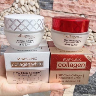 Kem dưỡng 3W Clinic Collagen Regeneration \ Whitening Cream