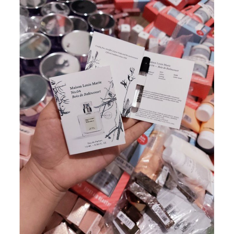 [ Vial 1.5ml ] Mẫu Thử Nước Hoa Maison Louis Marie No.04 Bois de Balincourt EDP