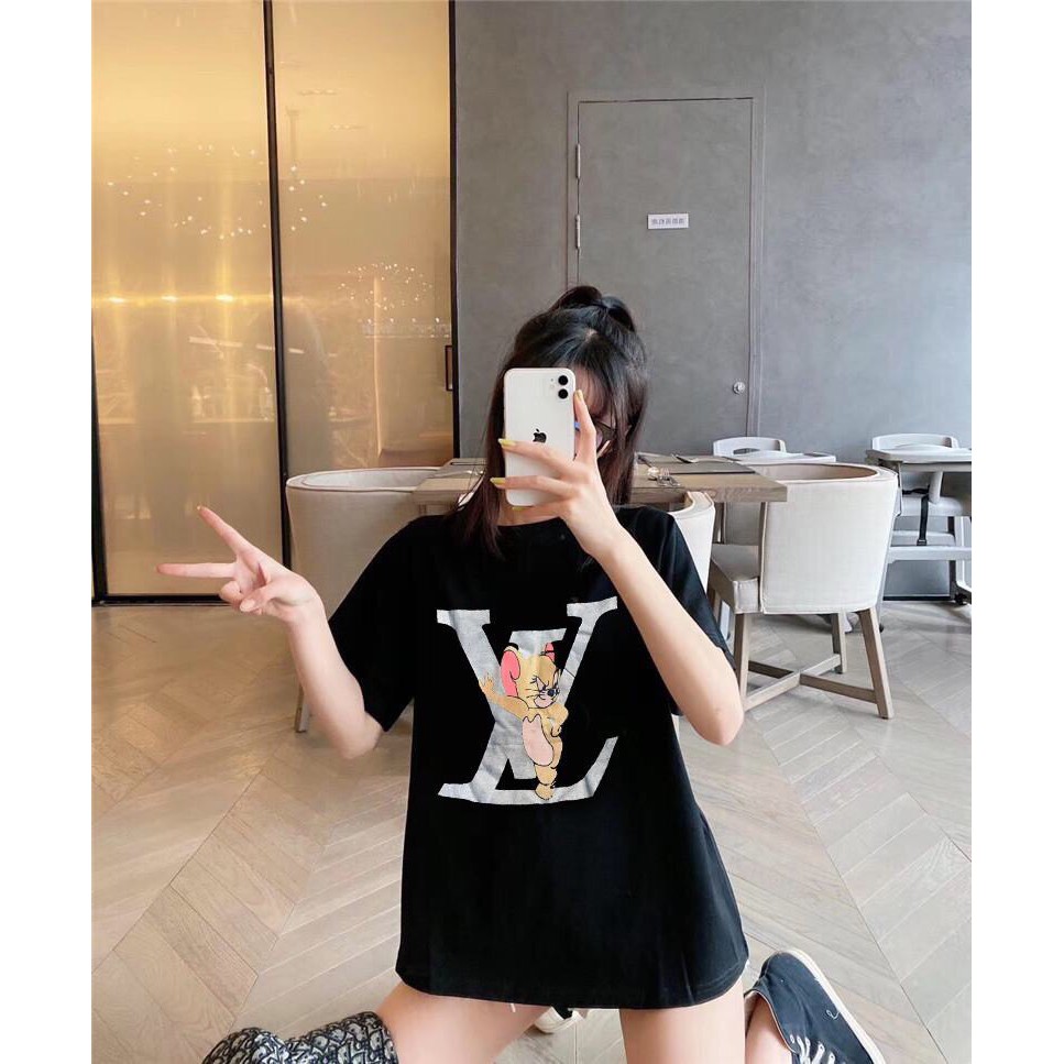 [FREE SHIP] Áo Thun Nam Nữ LVJERRY From Rộng Unisex Chất Mát ZUKABEO