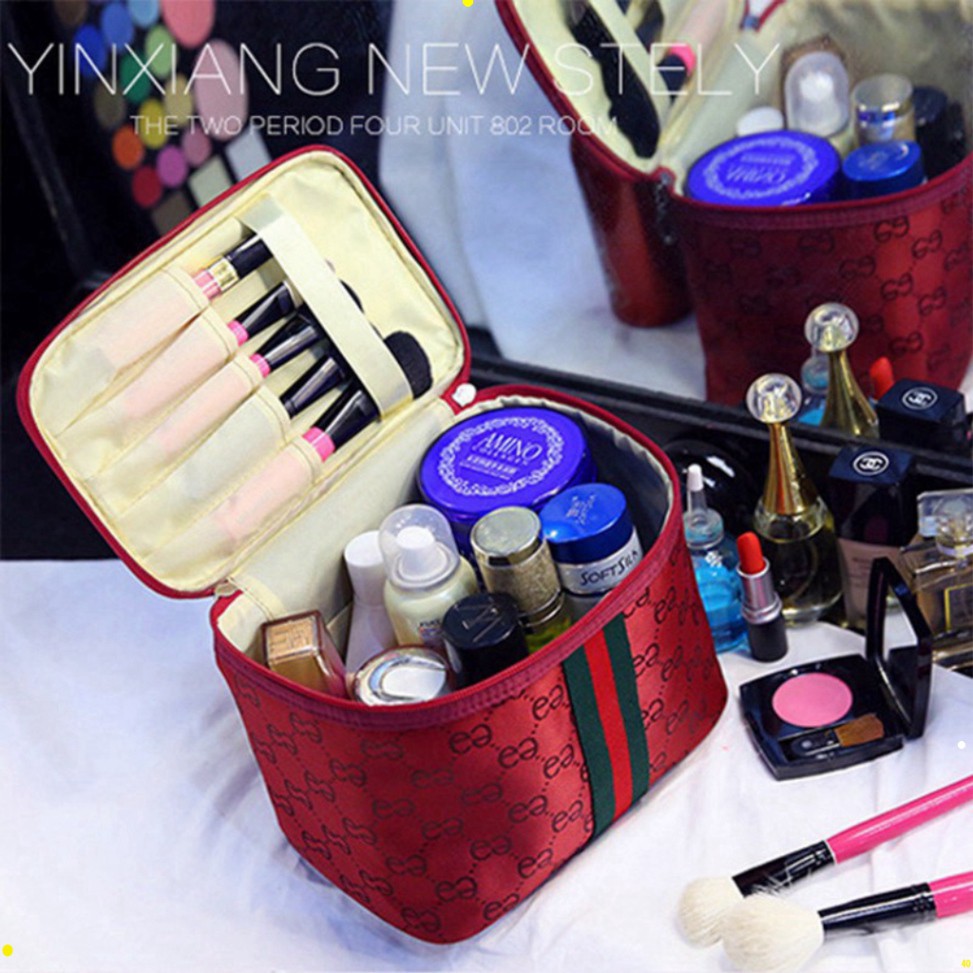Túi Đựng Mỹ Phẩm / Đồ Trang Điểm, Cốp vải đựng mỹ phẩm cá nhân mini đi du lịch, túi đồ makeup chuyên nghiệp vxc