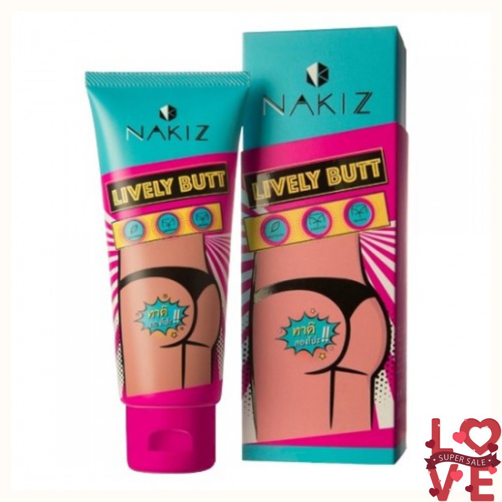 chất lượng tốt NAKIZ LIVELY BUTT 〡 Kem thoa thâm, mụn Mông, Bẹn, Nách, Lưng, Nhũ hoa, Cùi chỏ, Đầu gối ✾ﾑ | BigBuy360 - bigbuy360.vn