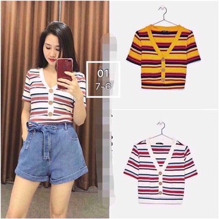 G29. 8710. ÁO LEN KẺ CỔ TIM KHUY