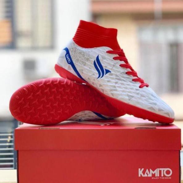 Giày đá bóng cao cổ Kamito COBRA 2 Trắng - Giày đá banh Kamito chính hãng . . * Du ri