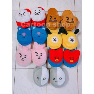 Dép lông mang trong nhà BT21 đồ dùng BTS