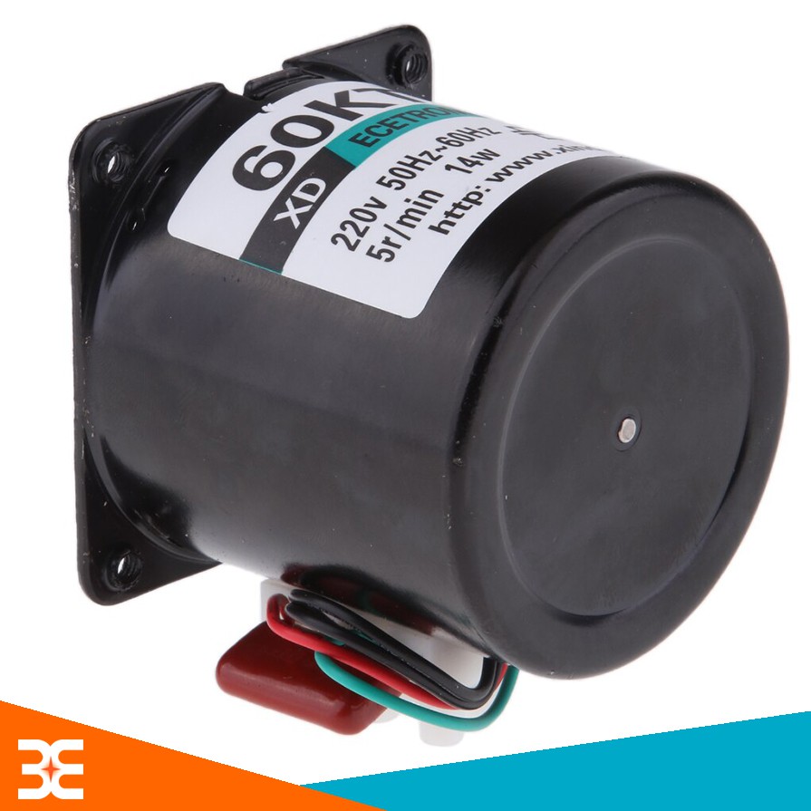 ĐỘNG CƠ GIẢM TỐC 220VAC 60KTYZ TRỤC 7MM
