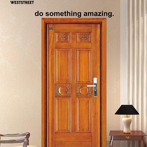 Decal Dán Tường Chữ &Quot; Do Something Amazing &Quot; Trang Trí Phòng Ngủ