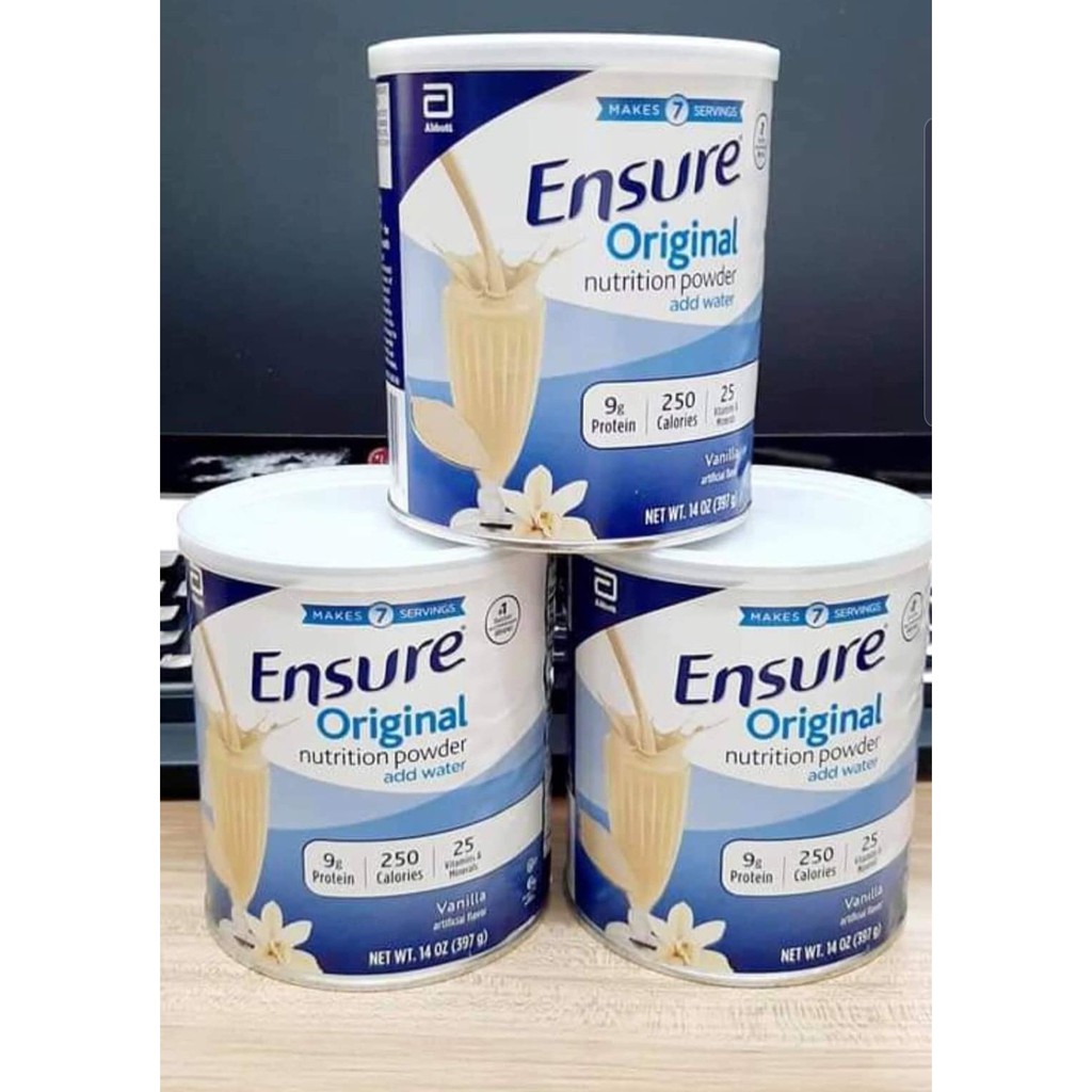 Sữa Bột Ensure Mỹ hộp 397 gram