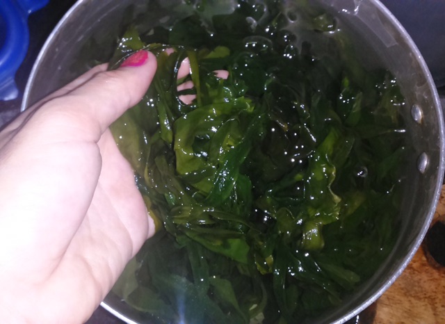 Rong biển khô hàn quốc gói 200g , dùng để nấu canh, xào, làm salat